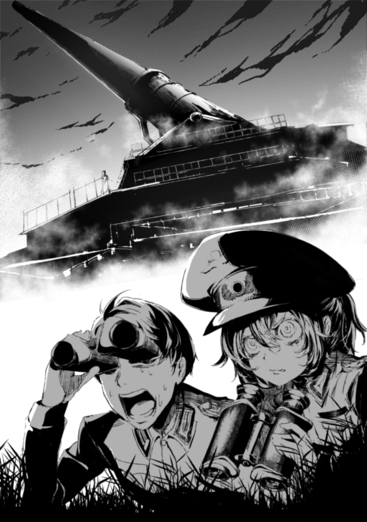 Манга хроника военной девочки. Таня Дегуршафф Манга. Youjo Senki Manga.